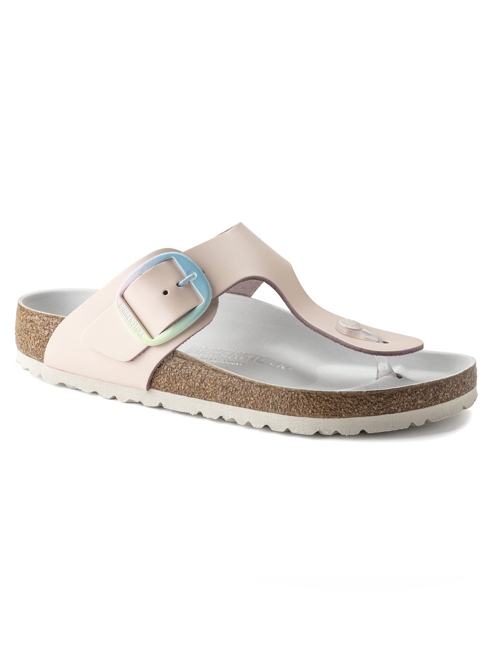 Birkenstock Gizeh Big Buckle Ombre Light Rose Leather Thong Sandals 40 260 9/9.5 - Picture 14 of 15